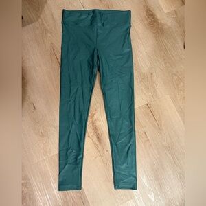 Koral Green High-Rise Performance Leggings Size Large